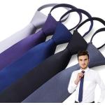 Paarse Polyester Handwas Smalle stropdassen  voor een Bruiloft 1 stuk voor Heren 