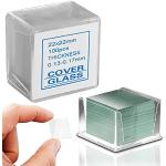 100 stks RE-GEN Microscoop Slide Coverslips Vierkante Bril | 100 Cover Slips Per Doos | Glasmaat 22mm x 22mm