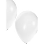 100x witte feest ballonnen -