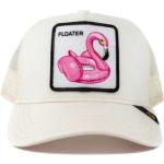 Witte Goorin Hoeden met motief van Flamingo in de Sale 