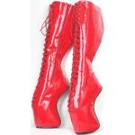 Sexy Rode Dansschoenen met Hakhoogte meer dan 9cm 