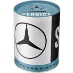1x Mercedes-Benz spaarpot zwart 14 x 11 cm -