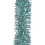 1x stuks kerstboom slingers/lametta guirlandes ijsblauw (blue dawn) 270 x 7 cm