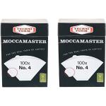 Moccamaster 2 x Filter No.4 (je 100 Filtertüten) Technivorm