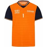 2022 Red Bull Racing Fanwear Mens Verstappen Sportswear Tee - Orange - Mens (s) Chest 91-93cm
