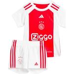 Rode adidas Ajax Amsterdam Kinder sport T-shirts voor Babies 