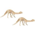 Houten Dinosaurus 3D Puzzels 2 - 3 jaar voor Kinderen 