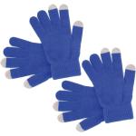 Blauwe Touch Screen handschoenen  in Onesize voor Dames 
