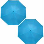 Lichtblauwe Opvouwbare paraplu's voor Dames 