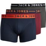 3-pack boxershorts Jack & Jones Plus Size navy bordeaux
