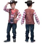 Cowboy Polyester Kinder T-shirts voor Jongens 