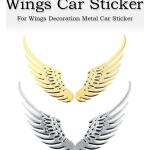 3D Metalen Engelenvleugel Autostickers Angel Hawk Wings Emblem Badge Sticker voor Opel Lada Hyundai