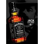 3D Poster Jack Daniels Fles met MDF Frame