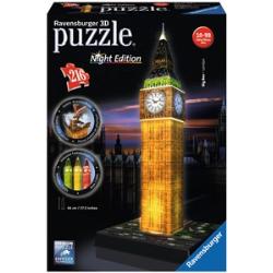 3D Puzzel - Big Ben - Night Edition (216 stukjes)