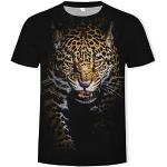 Casual Polyester Lion King All over print T-shirts met opdruk  voor de Zomer  in maat XL met motief van Leeuwen voor Heren 