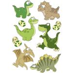 Kunststof Dinosaurus Stickers voor Kinderen 