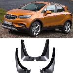 4 stks Auto Spatlappen ABS voor Opel Vauxhall Mokka X 2013-2019,Voor/Achterwiel Spatlappen Volledige Bescherming Splash Accessoires Geen Boren Vereist.