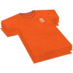 40x oranje voetbalshirt feest servetten 16 x 15 cm