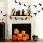 Zwarte Papieren Feestdecoraties met motief van Halloween 