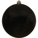 Zwarte Kunststof Decoris Kerstballen 
