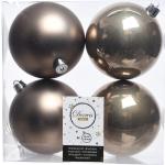 Gouden Kunststof Decoris Kerstballen 