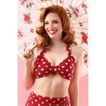 Rode Polyester Esther Williams Bikini's voor Dames 