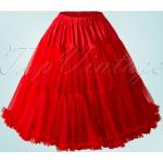 Rode Polyamide Petticoats  in maat M voor Dames 
