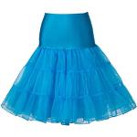 Retro Lichtblauwe Petticoats  voor een Bruid  in maat 3XL voor Dames 