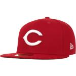 Rode New Era 59FIFTY Gewatteerde Baseball caps voor Heren 