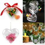 Transparante Kunststof Kerstballen met motief van Ornament 
