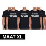 Zwarte T-shirts  voor een Bruiloft  in maat XL in de Sale voor Heren 