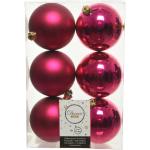 Roze Kunststof Decoris Kerstballen 