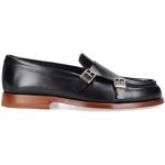 Klassieke Zwarte Kalfsleren SANTONI Monk schoenen  in maat 38,5 voor Dames 