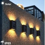 Witte Wandlampen aangedreven met Zonne-Energie Sustainable 