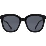 Retro Zwarte Oversized zonnebrillen voor Dames 