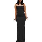 Streetwear Zwarte Polyester Gebreide Mouwloze jurken  voor een Bruiloftsgast  in maat XL Maxi voor Dames 