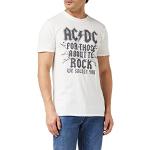 Rock Witte AC/DC T-shirts met ronde hals  voor een Vaderdag Ronde hals  in maat XL voor Heren 