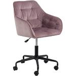 AC Design Furniture Bentley bureaustoel, roze, H: 88,5 x B: 59 x D: 58,5 cm