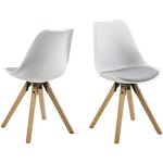 Multicolored Houten Gebreide Design stoelen 2 stuks 