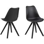 Zwarte Houten Design stoelen gelakte 
