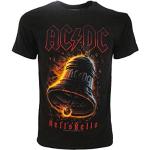 Rock Zwarte AC/DC T-shirts met opdruk  in maat XXL voor Heren 