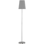 Wofi ACTION by 332901506000, staande lamp, Serie: Fynn, kleur: nikkel mat, kleur (lamp): grijs, 1