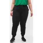 Flared Zwarte Polyester Sportbroeken  in Grote Maten  in Grote Maten voor Dames 