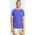 Paarse adidas Adicolor T-shirts  in maat XL voor Heren 