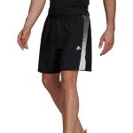 Zwarte Polyester adidas Aeroready Fitness-shorts  in maat L voor Heren 