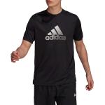 Zwarte Polyester adidas Aeroready Ademende Sport T-shirts  in maat S voor Heren 