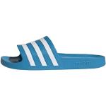 Blauwe adidas Adilette Sandalen  voor de Zomer  in 44,5 in de Sale voor Heren 
