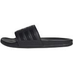 Zwarte adidas Adilette Sandalen  voor de Zomer  in maat 46 in de Sale voor Heren 