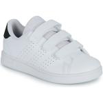 Witte Synthetische adidas Advantage Lage sneakers  in maat 34 met Hakhoogte tot 3cm in de Sale voor Kinderen 