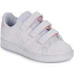 Witte Synthetische adidas Advantage Lage sneakers  in maat 34 met Hakhoogte tot 3cm in de Sale voor Kinderen 